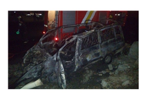 حریق 6 خودرو در محور سنندج ـ‌ مریوان/ 7 مسافر در آتش سوختند