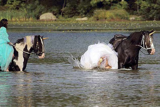 عروس روز جشن ازدواج اش موش آب کشیده شد!
