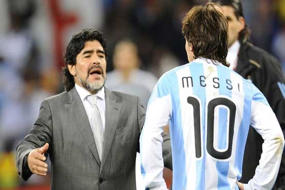 مارادونا: مسی شخصیت لازم برای حضور در تیم ملی را ندارد