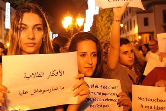 تاکتیک دختر مراکشی در برابر مزاحمان خیابانی