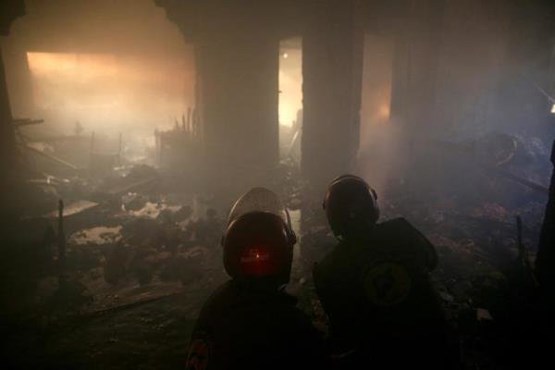 جنگنده های ترکیه شمال حلب را بمباران کردند