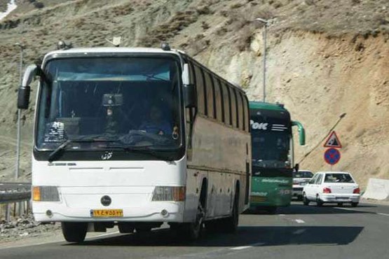 تخلفات رانندگان اتوبوس‌های بین‌شهری را به ١١٠١٢٠ پیامک کنید