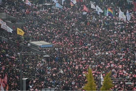 گسترش اعتراضات ضد رئیس‌جمهور کره جنوبی