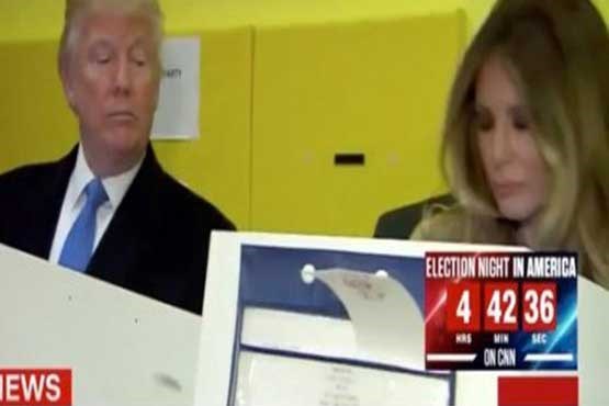 ترامپ مشکوک است؛ همسرم به من رای داد یا... +عکس