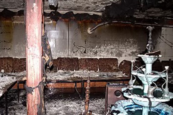 آتش سوزی مرگبار در قهوه خانه یافت آباد