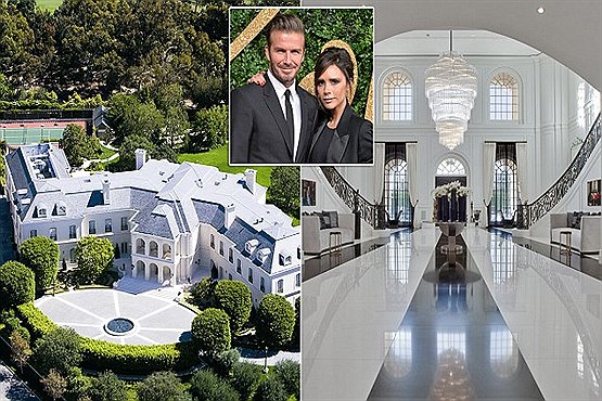 جنجال خرید یک کاخ 160 میلیون دلاری از سوی دیوید بکام و همسرش (تصاویر)