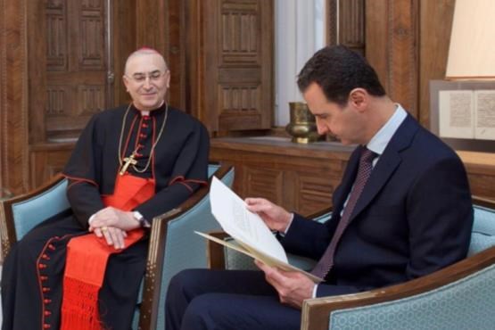 پیام پاپ فرانسیس به بشار اسد