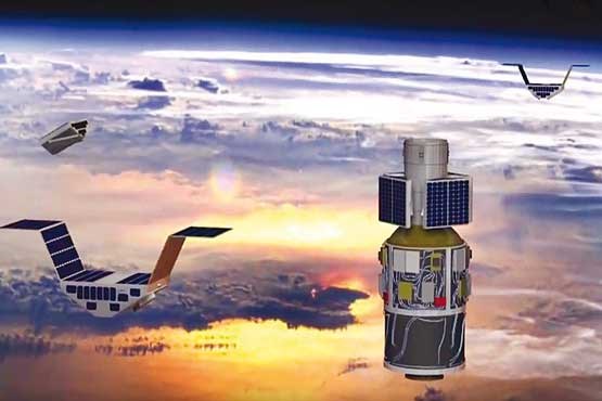پرتاب 8 ماهواره هواشناسی از هوا به فضا