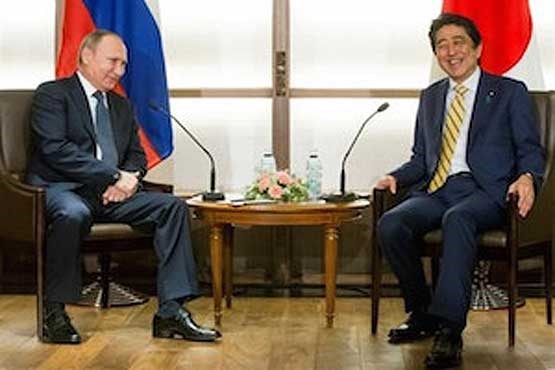هدیه جالب پوتین به نخست وزیر ژاپن