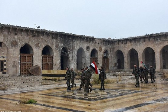 ارتش سوریه کنترل کامل شرق حلب را به دست گرفت