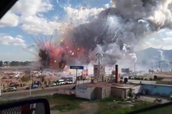 29 کشته و 70 زخمی بر اثر انفجار بازار ترقه در مکزیک