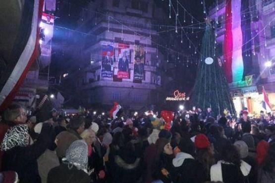 جشن سال نو میلادی در حلب + عکس