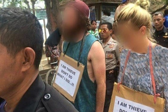 مجازات عجیب زوج استرالیایی در اندونزی +عکس