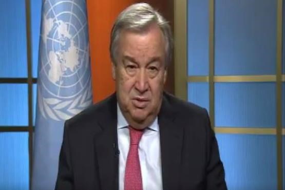 اولین ابراز نگرانی دبیرکل جدید سازمان ملل در اولین روز آغاز به کارش + فیلم