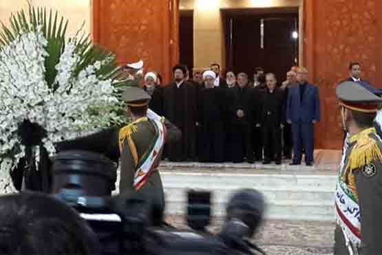 ادای احترام رئیس جمهور به مرحوم هاشمی رفسنجانی