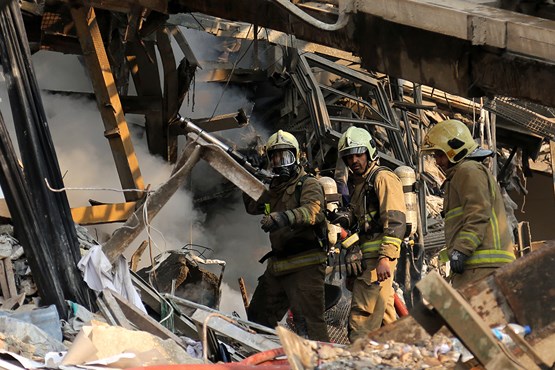 دریافت پیام از 5 محبوس حادثه ریزش آوار ساختمان پلاسکو