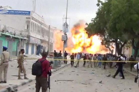 66 کشته و زخمی براثر حمله به هتلی در سومالی +عکس