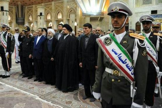 تجدید میثاق اعضای هیات دولت با آرمان های امام خمینی (ره) + عکس