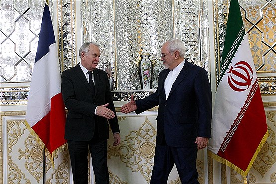دیدار وزرای خارجه‌ فرانسه و ایران