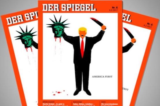تصویر جنجال برانگیز ترامپ روی جلد مجله اشپیگل+عکس