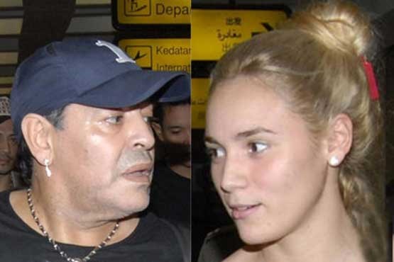 جنجال تازه مارادونا این بار با نامزدش در اسپانیا / مسئولان هتل پلیس خبر کردند