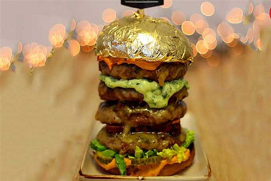 ساندویچ 24 هزار دلاری شاهزاده اماراتی با آمیزه طلا
