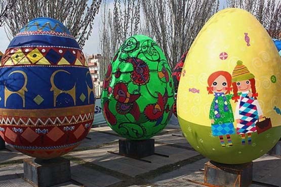 400 تخم‌مرغ رنگی برای نوروز پایتخت