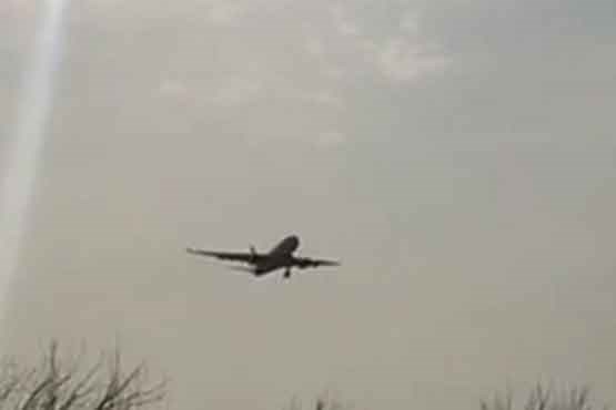 لحظه فرود ایرباس A330 در فرودگاه مهرآباد
