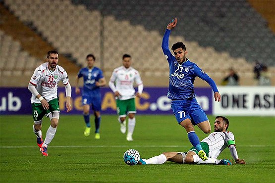 دیدار تیم های استقلال ایران و لوکوموتیو ازبکستان