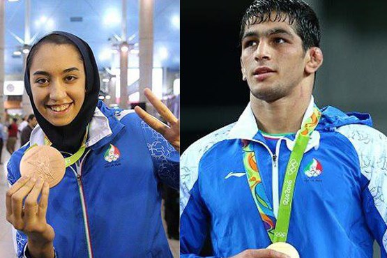 حسن یزدانی و کیمیا علیزاده برترین ورزشکاران ایران در سال ۹۵