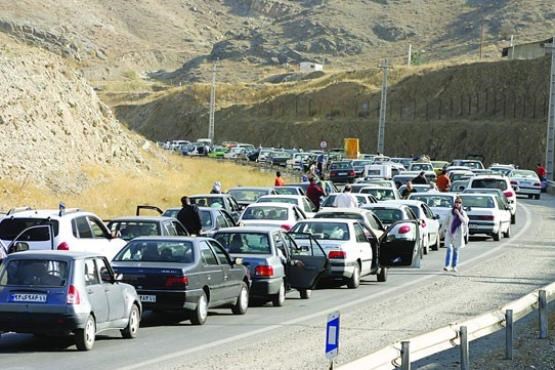 محدودیت ترافیکی کرج - چالوس در 15 خرداد