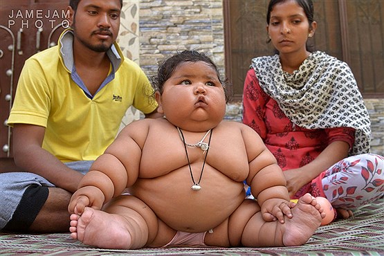 چاق ترین نوزاد هندی