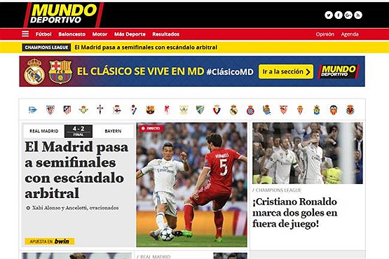 حمله تند و تیز رسانه های بارسلونایی به رئال مادرید/ دزدی آشکار در مادرید+تصاویر