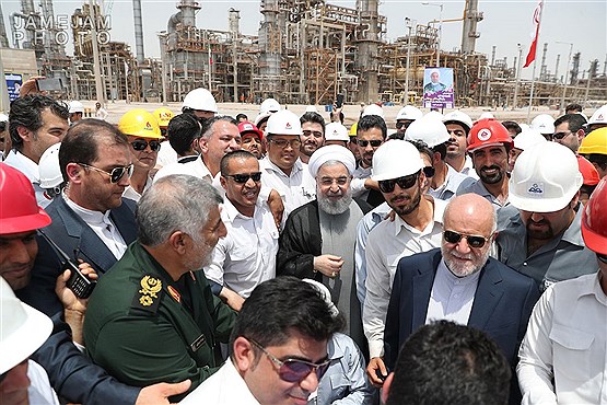 افتتاح فاز اول پالایشگاه میعانات گازی نفت ستاره خلیج فارس