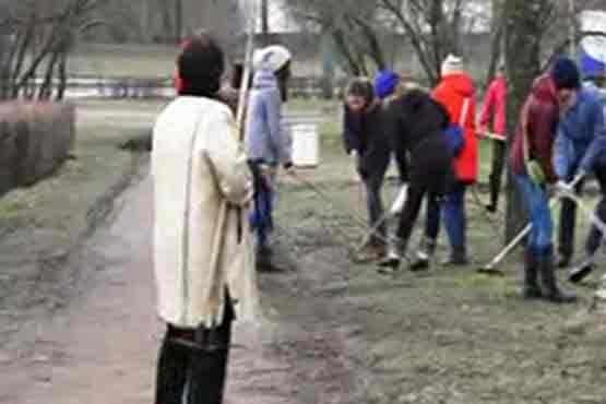 روز نظافت عمومی در روسیه