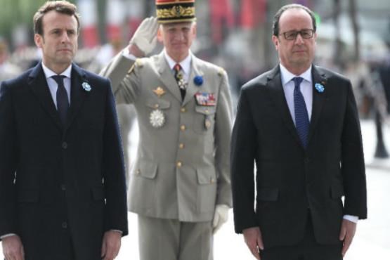 احوالپرسی گرم رئیس جمهور منتخب فرانسه با سفیر ایران در پاریس