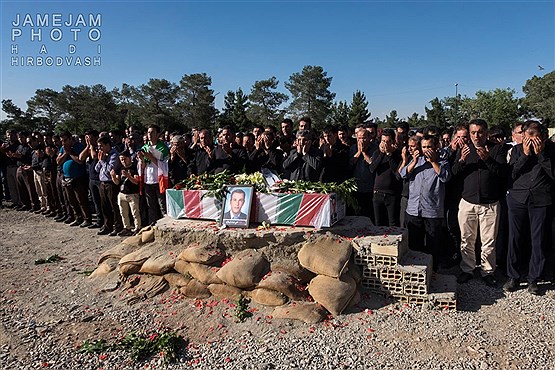 تدفین شهدای ترور در تهران