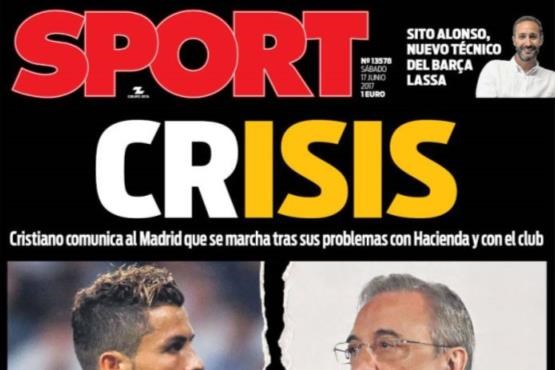 روزنامه های ورزشی امروز اسپانیا / بحران رونالدو +تصاویر