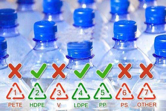 کدام بطری‌های پلاستیکی قابلیت چند بار مصرف را دارند؟