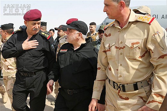 ورود نخست وزیر عراق به موصل