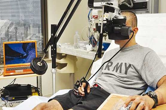 بهبود فرآیند درمان با واقعیت مجازی