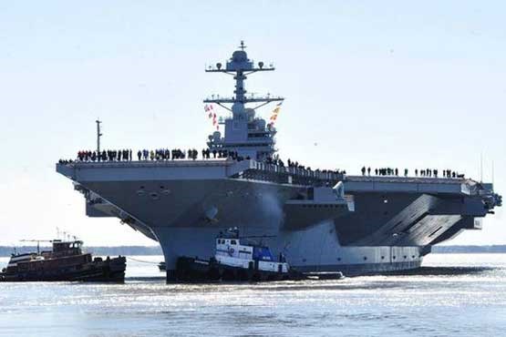 گران‌ترین ناو جهان به نیروی دریایی آمریکا پیوست +عکس