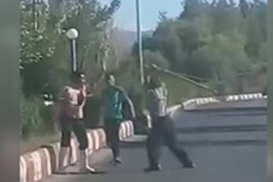 نزاع خیابانی با بیل و چماق در مشکین شهر