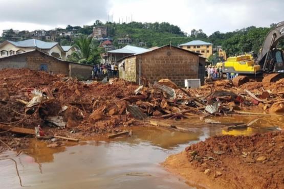 شمار تلفات سیل و رانش زمین در سیرالئون به 400 نفر رسید