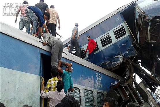 خروج واگن قطار در هند