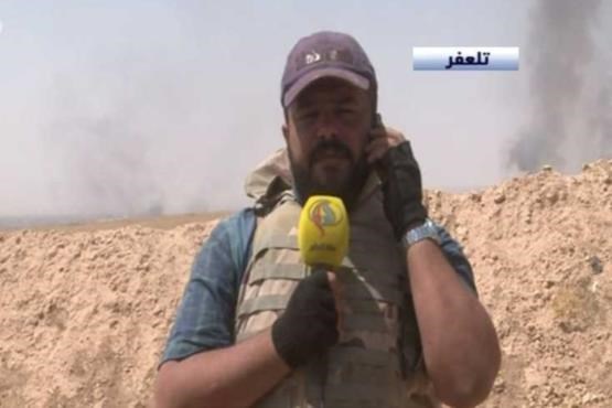اصابت خمپاره داعش به محل پخش زنده شبکه العالم