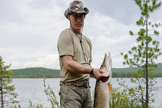 صید ماهی 21 کیلوگرمی به دست پوتین+فیلم