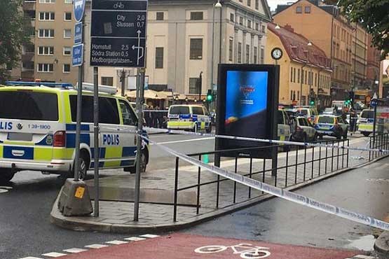 حمله به یک مامور پلیس در سوئد