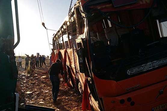 11 کشته در واژگونی اتوبوس دانش آموزان هرمزگانی / خواب آلودگی علت وقوع حادثه