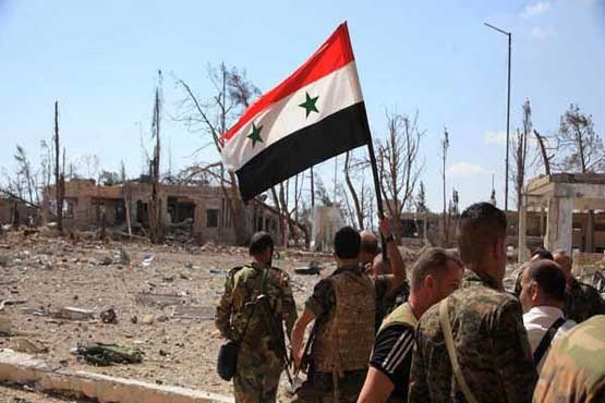 پرچم سوریه بر فراز منبج به اهتزاز درآمد